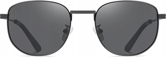 DUCO Okulary Przeciwsłoneczne Retro Polar UV400 Metalowe Unisex