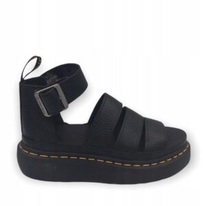 Dr. Martens Clarissa Ii Quad sandały damskie platforma skóra czarne