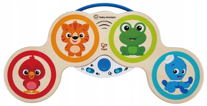 BABY EINSTEIN Drewniana zabawka z bębnami Magic Touch HAPE 6m+