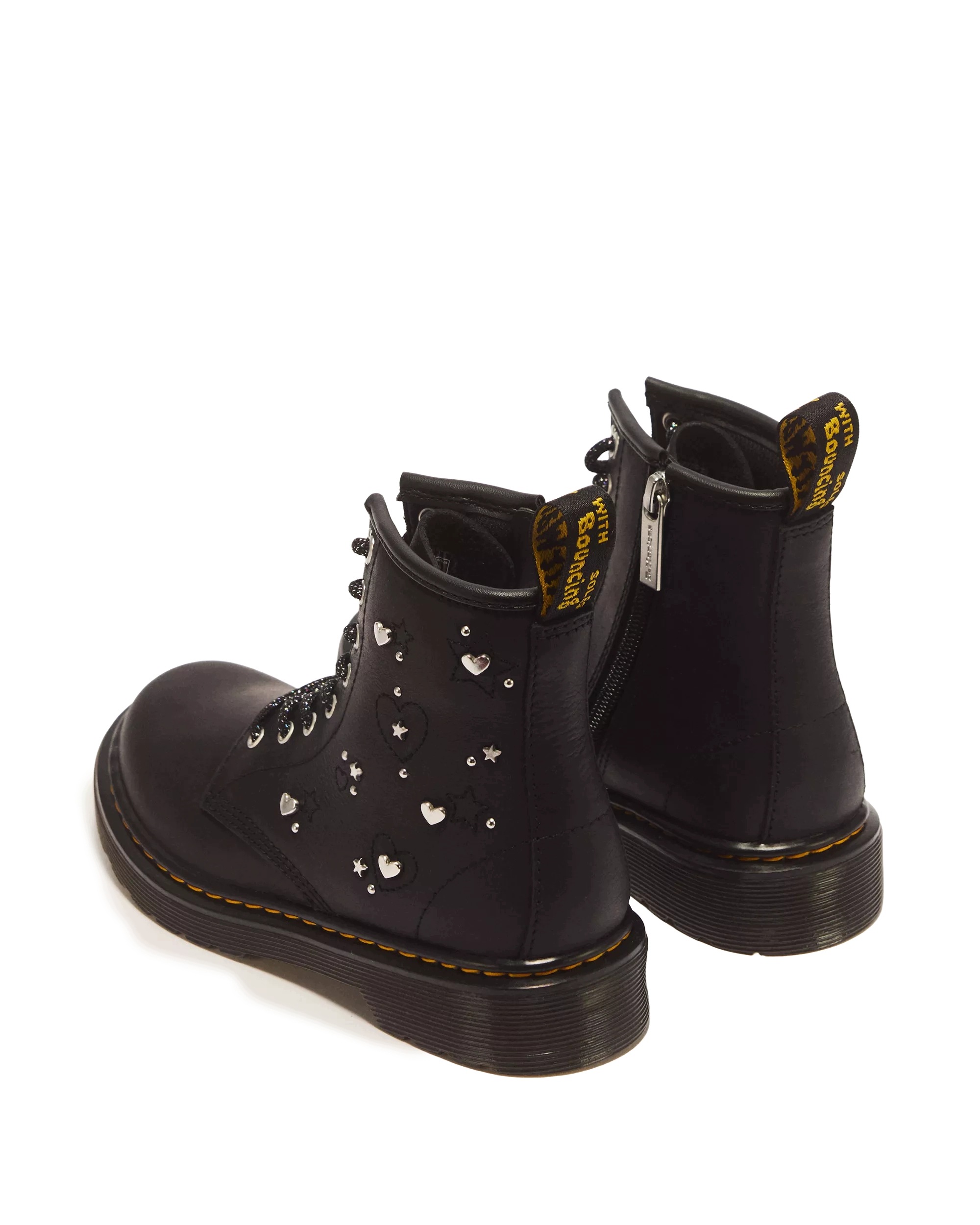 Dr. Martens 1460 HS Junior Wyoming Skórzane Botki Glany Czarne Rozmiar 36 - obrazek 6