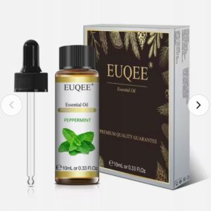Olejek zapachowy Peppermint 10 ml EUQEE aromaterapia mięta pieprzowa świeży