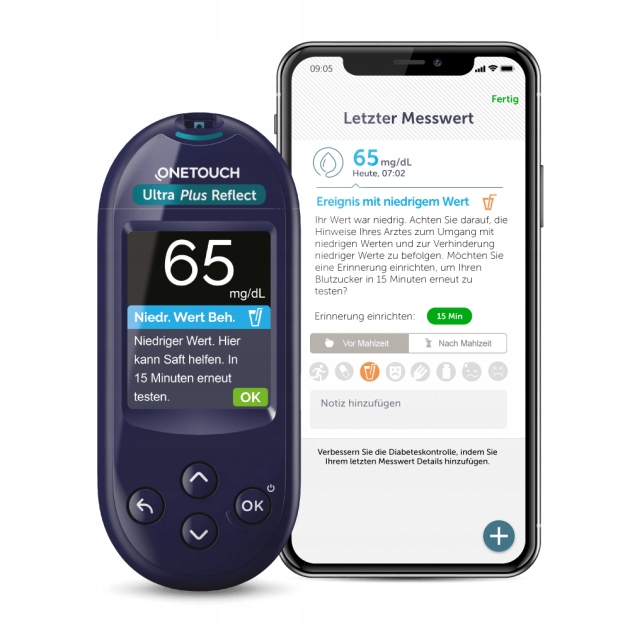 Glukometr OneTouch One Touch Ultra Plus Reflect - obrazek 3