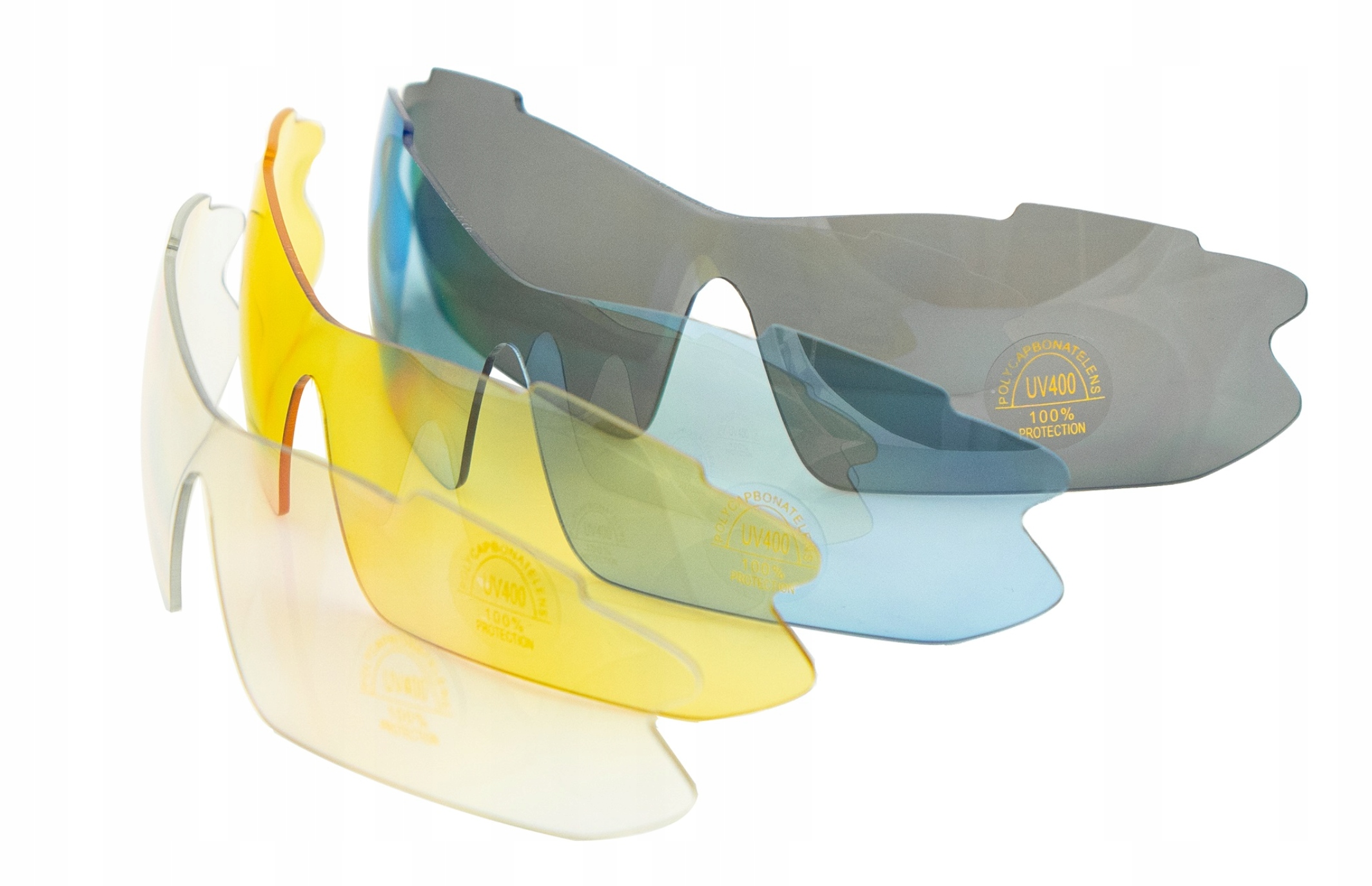 Okulary rowerowe FreeFox polaryzacja UV400 5 szkieł zestaw sport - obrazek 4