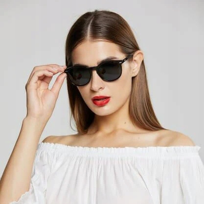 Okulary przeciwsłoneczne damskie DUCO Retro Round z polaryzacją DC1230 - obrazek 5