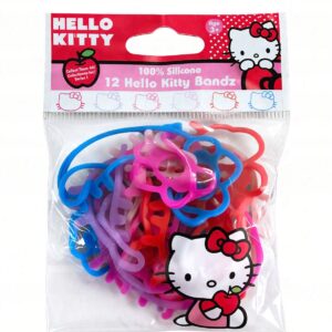 Hello Kitty Sanrio silikonowe opaski bransoletki 12 szt disco party prezent