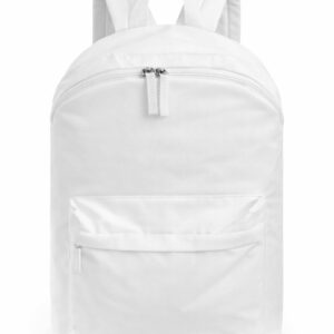 Biały plecak canvas DIY unisex na laptop 14” szkolny miejski 16L