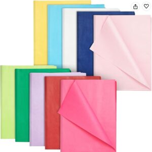 Papier jedwabny bibułkowy kolorowy do pakowania prezentów dekoracji DIY