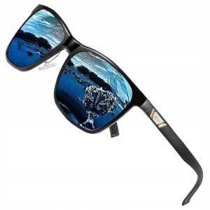 DUCO Okulary Polaryzacyjne UV400 Nocne Jazda Sportowe Retro 3029H