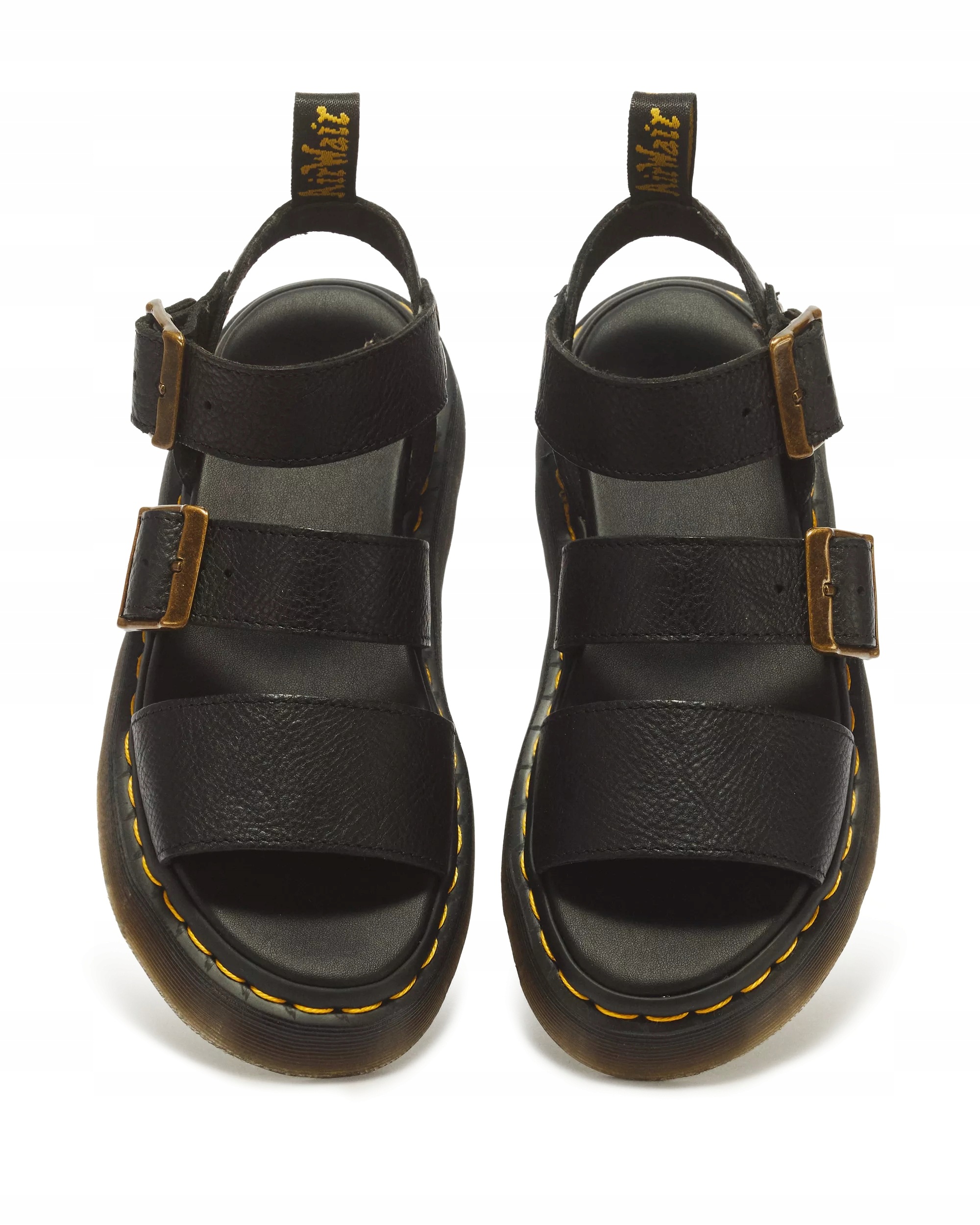 Dr. Martens Gryphon Quad Pisa 25720001 Sandały Skórzane Czarne rozmiar 37 - obrazek 4