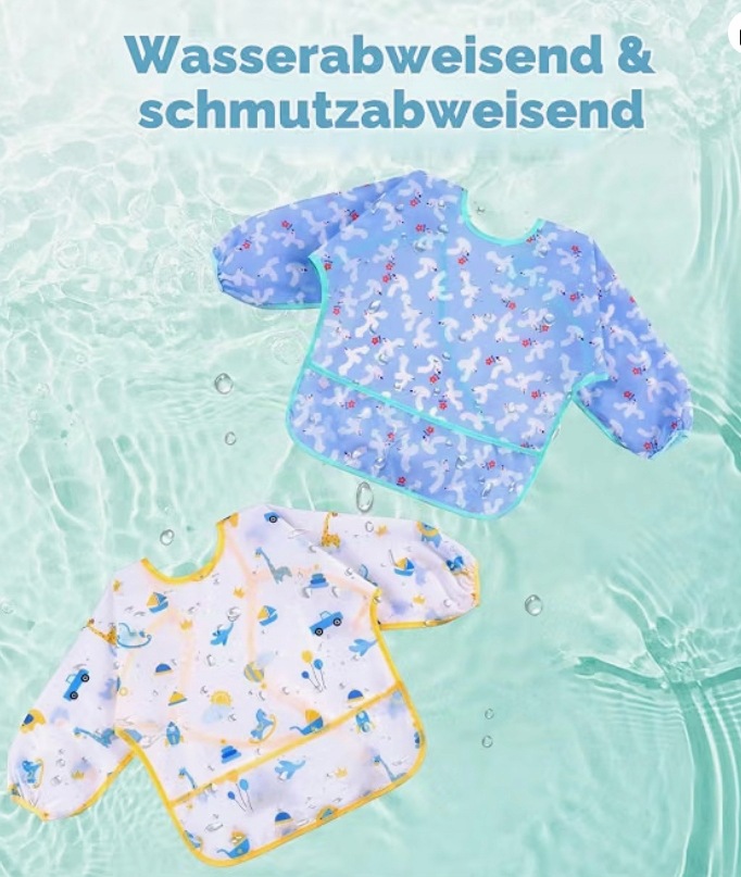 5szt. ŚLINIACZKI DLA DZIECI Z RĘKAWAMI MIĘKKIE CHŁONNE ŚLINIAKI ŚLINIAK - obrazek 5
