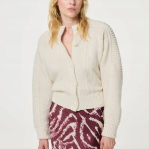 Fabienne Chapot Berber Cardigan Cosy White kardigan damski M wełna alpaka