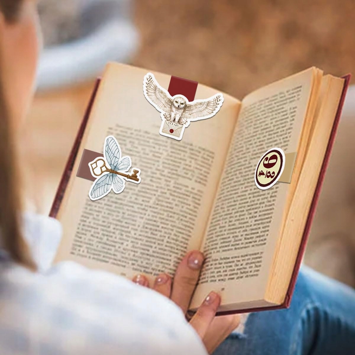 10 Zakładek do książki Harry Potter spersonalizowana,prezent, magiczny wzór - obrazek 2