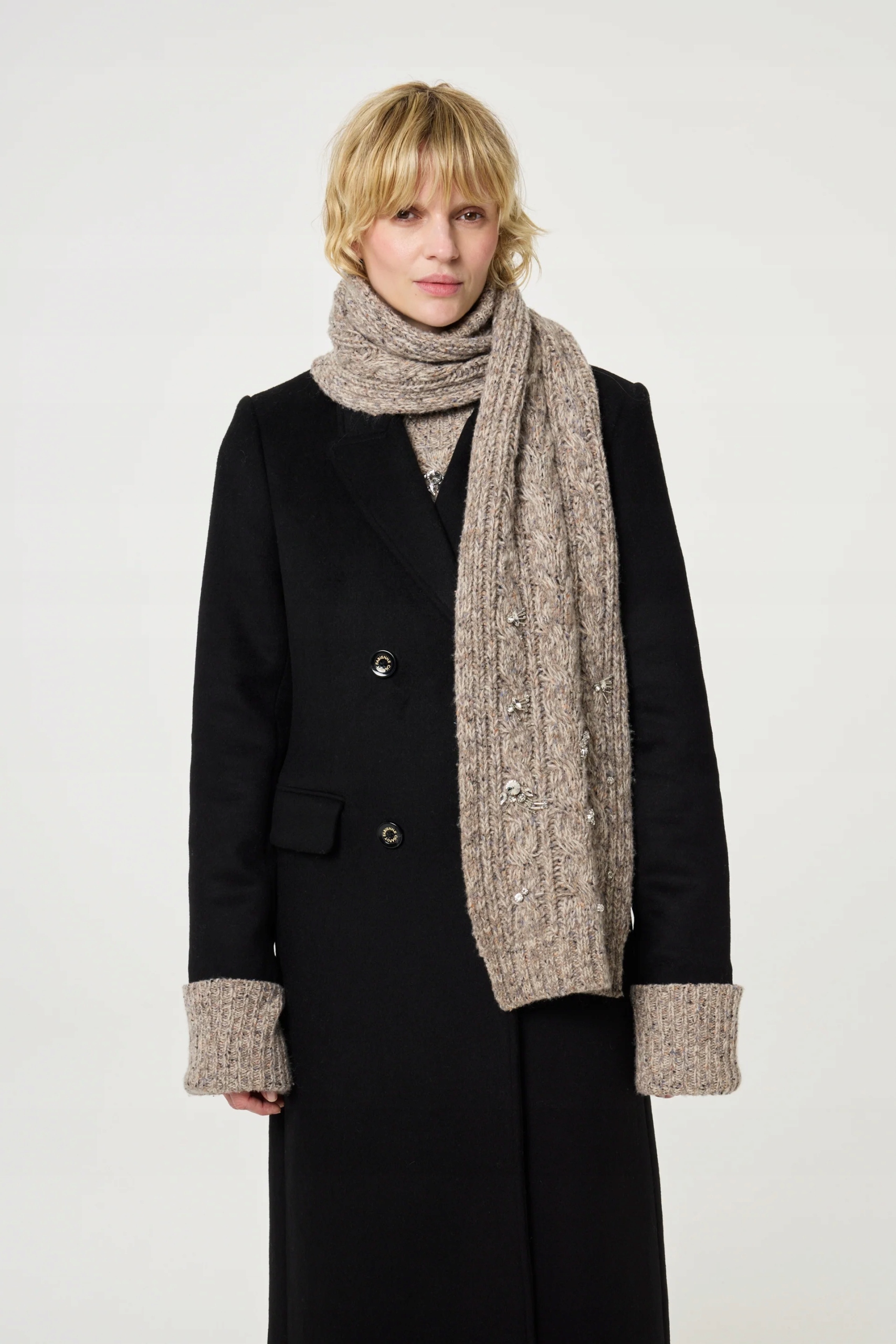 Fabienne Chapot Sophia Coat Black płaszcz damski roz 36 nowy - obrazek 4