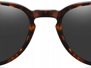 DUCO Okulary Przeciwsłoneczne Retro Polar UV400 Okrągłe