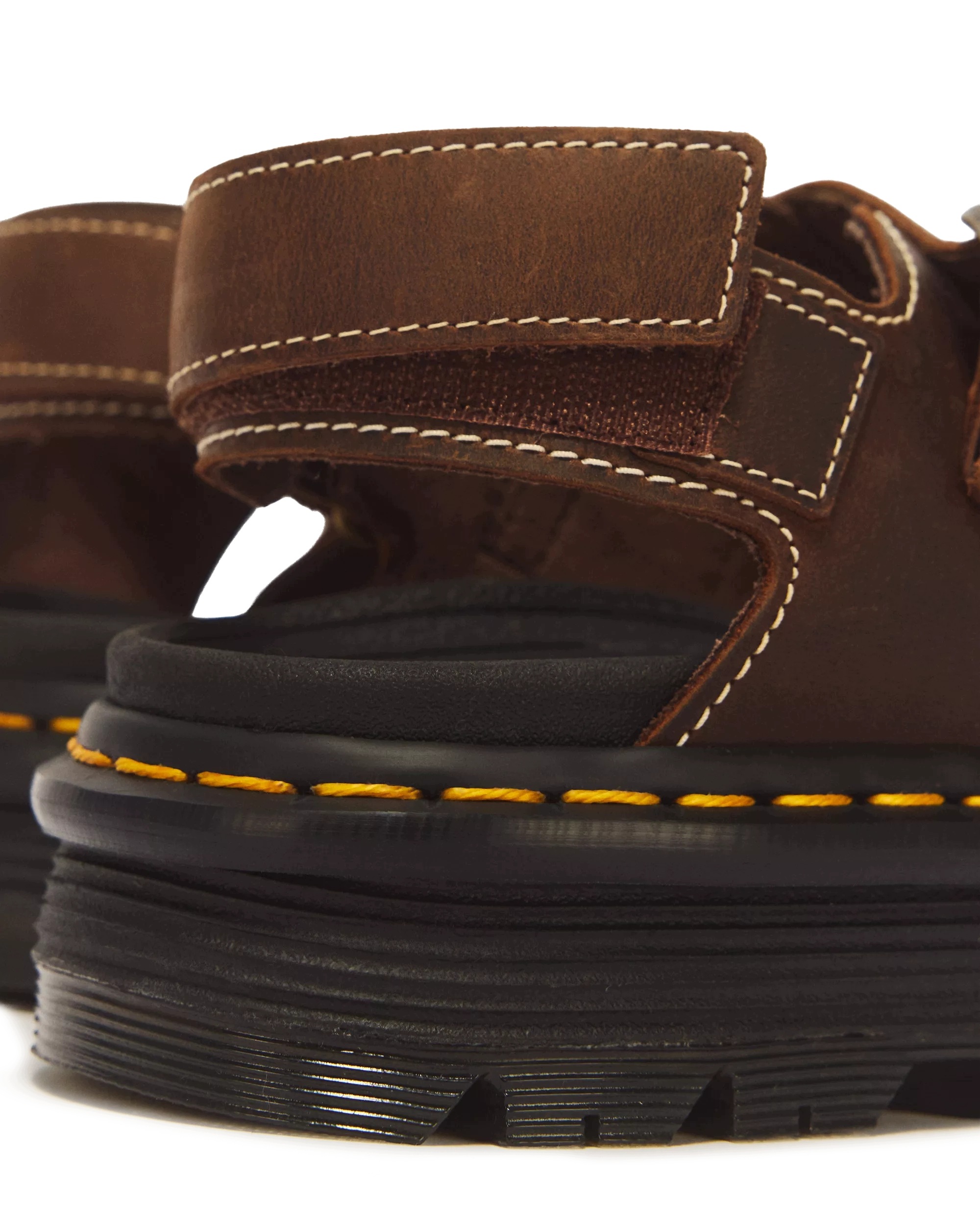 Dr. Martens Zebzag Crazy Horse 43667200 Sandały Unisex Skórzane Brązowe r41 - obrazek 8
