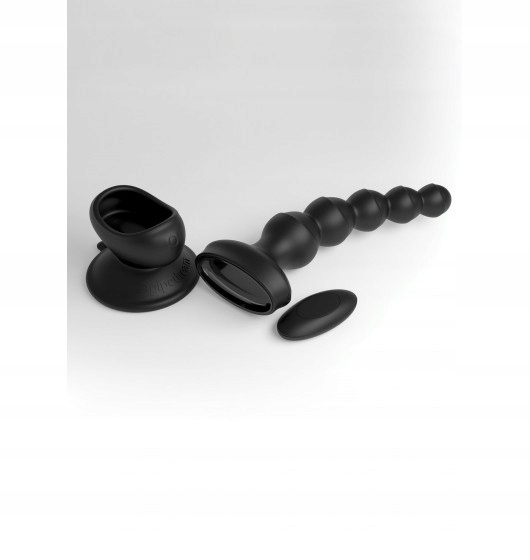Kulki analne 3some Wall Banger Beads 11,5 cm czarne zdalnie sterowane - obrazek 10