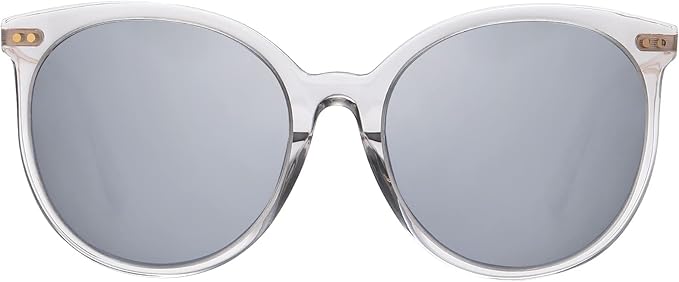 DUCO Damskie Okulary Polaryzacyjne Retro Okrągłe UV400 Vintage