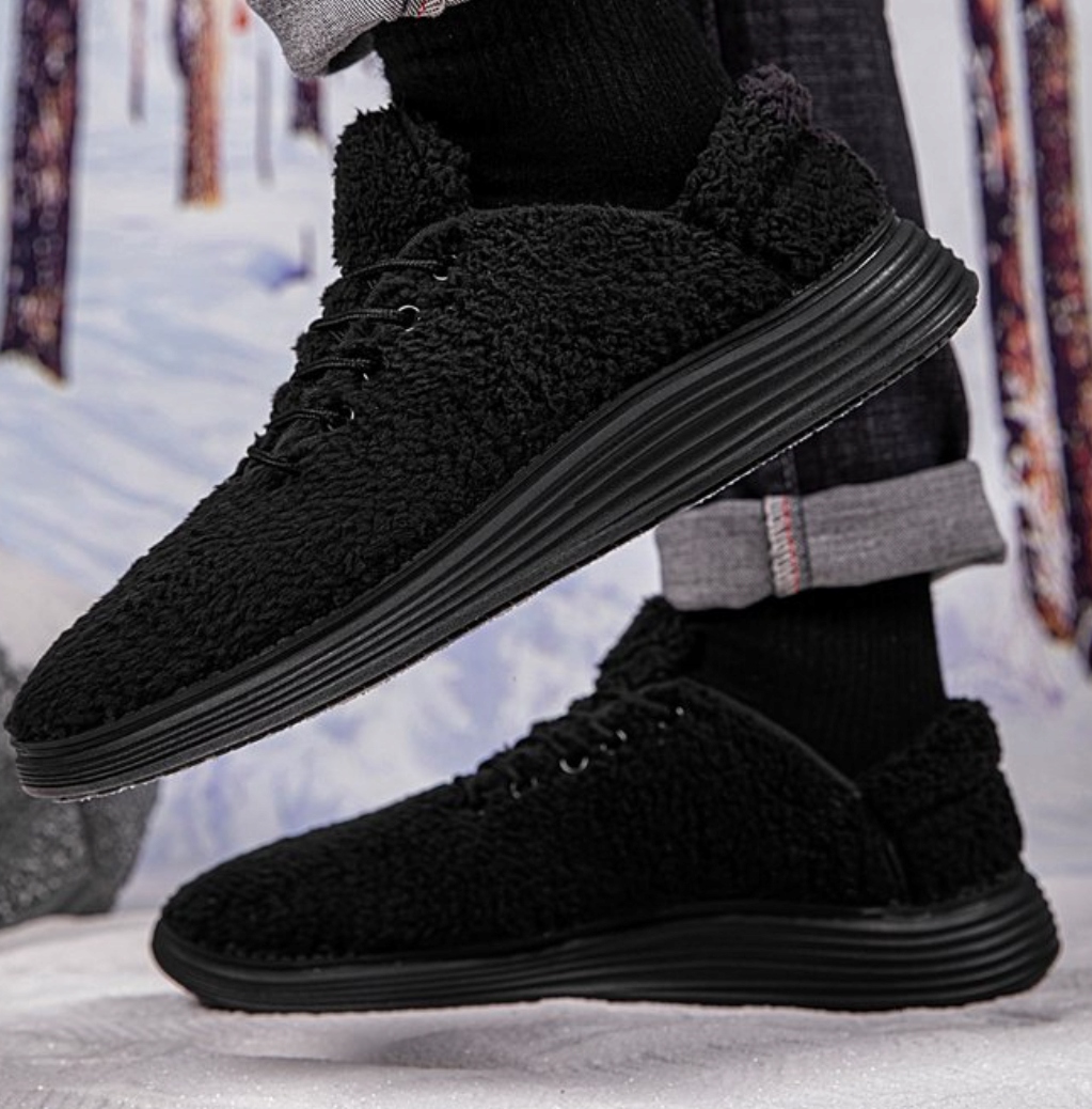 Męskie Ciepłe zimowe buty sportowe Lekkie codzienne,buty outdoorowe roz 40 - obrazek 3