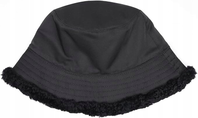 Kapelusz Bucket Hat Zimowy Czarny Wodoodporny Ciepły M Harssidanzar - obrazek 4