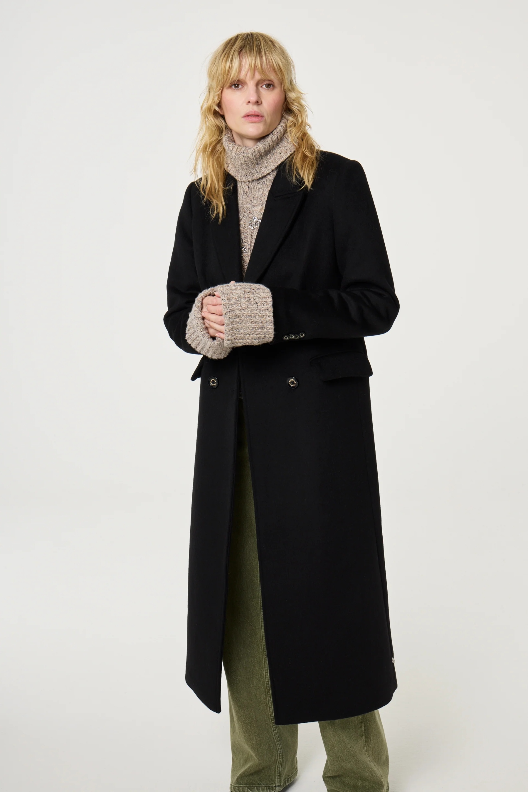 Fabienne Chapot Sophia Coat Black płaszcz damski roz 36 nowy - obrazek 3