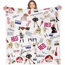 Koc Taylor Swift 140 na 125 cm –idealny dla Swiftie