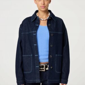 Fabienne Chapot Jamie Jacket Rinsed | kurtka jeansowa 38