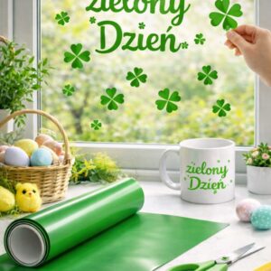 Folia winylowa do ozdób ploter DIY samoprzylepna naklejki