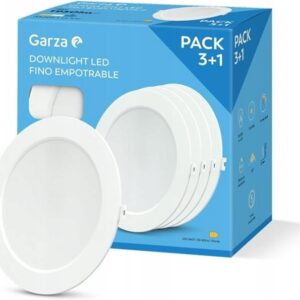 GARZA Zestaw 4 Lamp LED Downlight 18W 6500K 1950lm Okrągłe