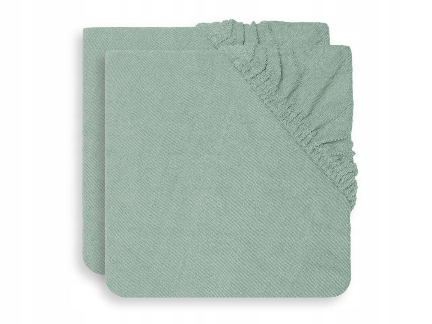 POKROWCE NA PRZEWIJAK JOLLEIN FROTTE 50x70 CM ZIELONE – ZESTAW 2 SZTUK - obrazek 2