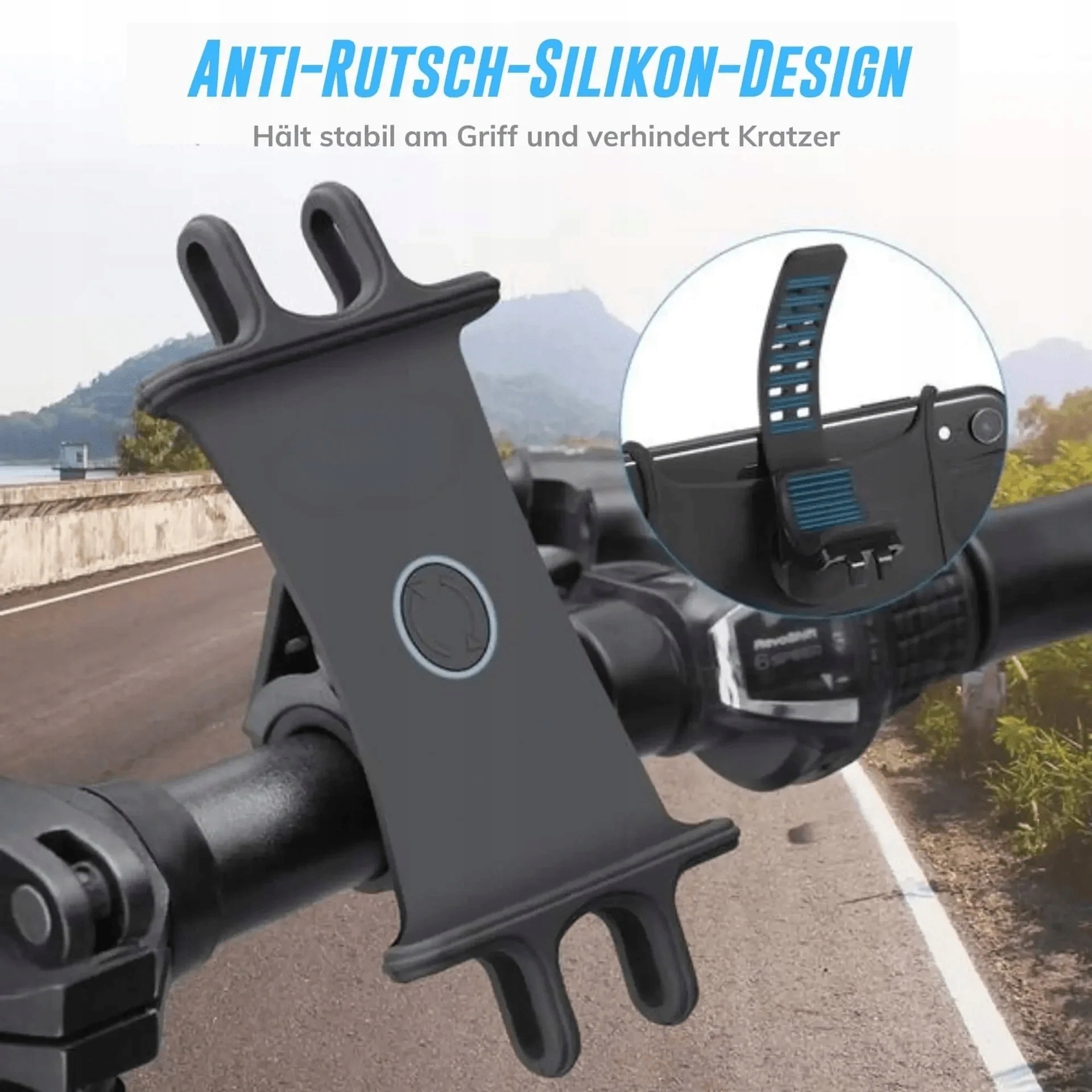 Alpensattel Uchwyt Rowerowy na Telefon 360° Uniwersalny 4-6,5" NOWY - obrazek 2