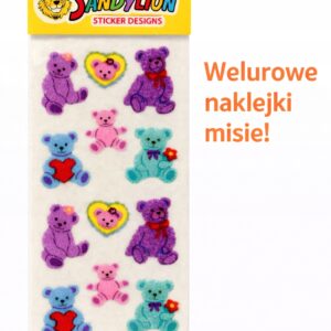 Oryginalne naklejki Sandylion – seria Fuzzy / Velours (welur)/ Vintage