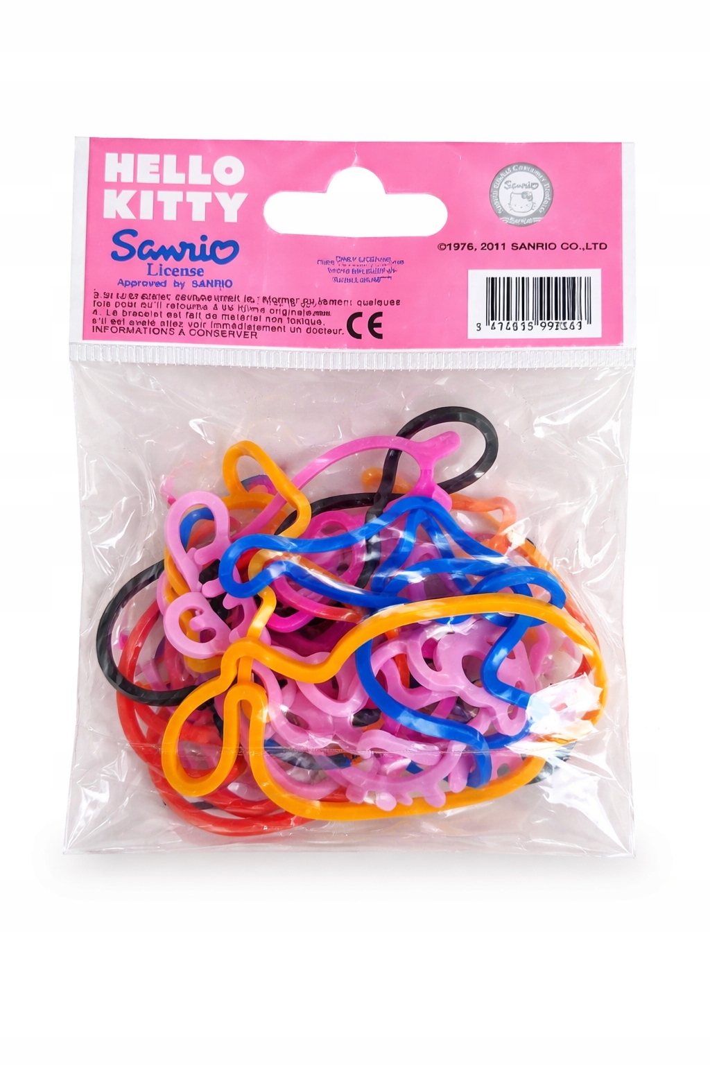 12x SILIKONOWA GUMKA BRANSOLETKA HELLO KITTY - obrazek 3