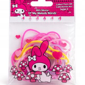 My Melody Sanrio silikonowe bransoletki Bandz 12 szt. dla dzieci 3+ różowe