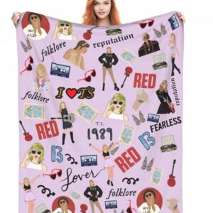Koc flanelowy Singer Taylor Swift – Era Collection