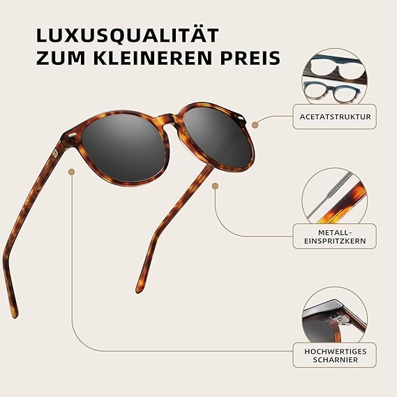 Retro polaryzacyjne damskie okulary przeciwsłoneczne Vintage UV400 - obrazek 3