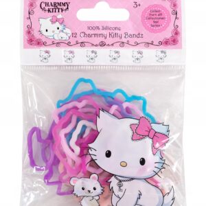 Charmmy Kitty Sanrio silikonowe bransoletki Bandz 12 szt. różowe 3+