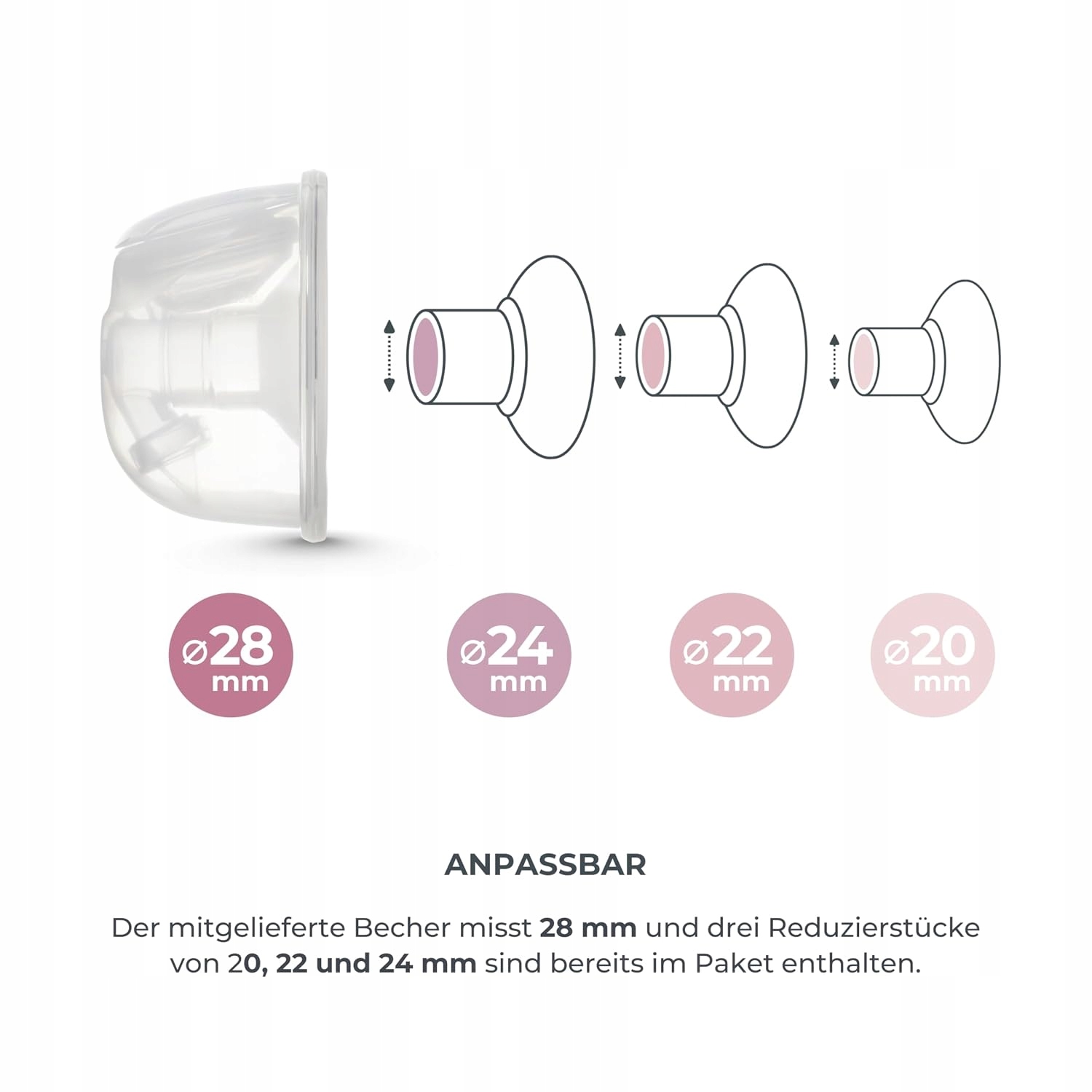 Nuvita Materno Smart Wear 1287W Laktator Elektryczny Hands Free - obrazek 7
