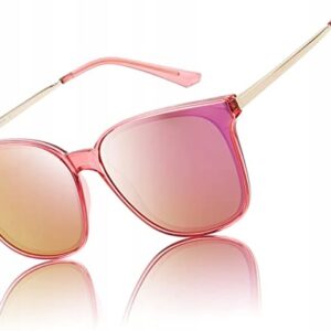 Okulary przeciwsłoneczne DUCO Vintage Retro Round filtr UV, modne na plażę